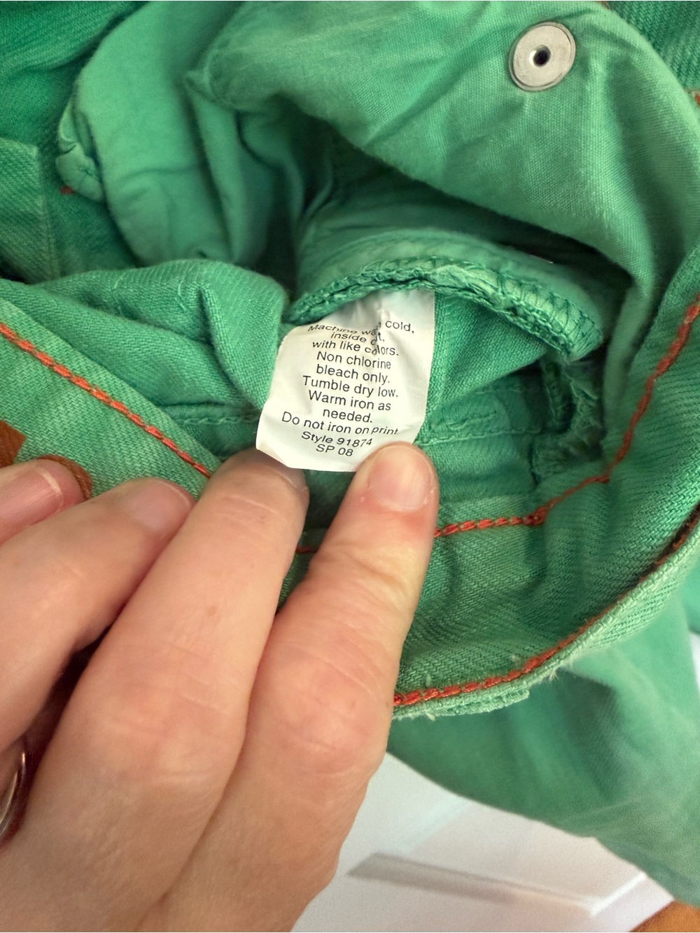 J. Crew Green Capris - Picture 3 of 4